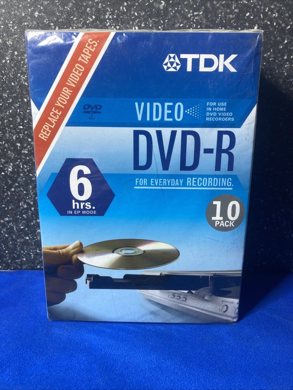 TDK DVD-R 10-Pack Video Recording Discs w/ Cases Sealed